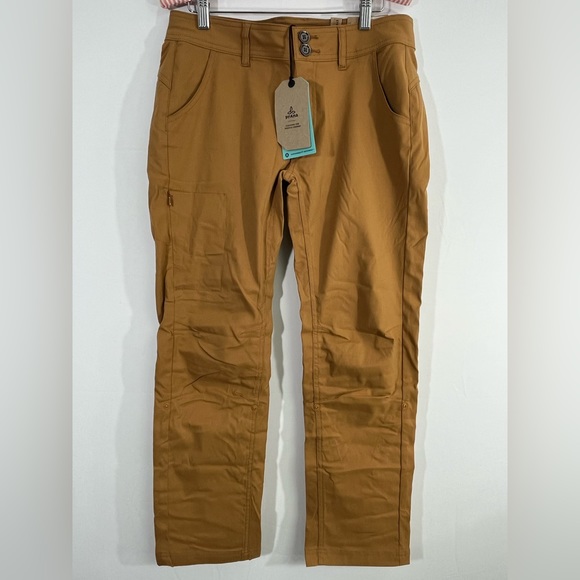 Prana | Pants & Jumpsuits | Nwt Prana Halle Straight Short Inseam Earthbound Womens 8 Camel Tan 